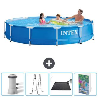 Intex Piscina Con Estructura Redonda - 366x76 Cm - 5-piezas Scb112