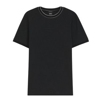 HUGO BOSS Hombre, Camisetas, Negro, Talla: XL