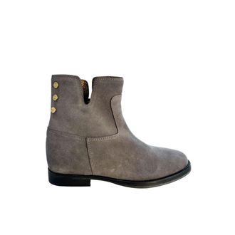Borbonese Grey Leather Women Womens Boot