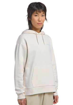Jack Wolfskin Kapuzenpullover JACK WOLFSKIN ESSENTIAL HOODIE W, Damen, Gr. L (42/44), weiss (cotton, wei&szlig;), Obermaterial: 100% Baumwolle, Pullover Kapuzenpullover
