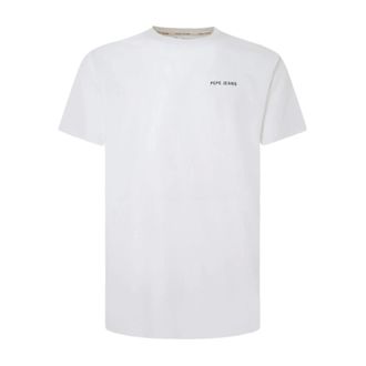 Pepe Jeans London Hombre, Camisetas, Blanco, Talla: 2XL