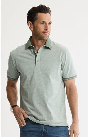 J.A.C.H.S. Luxe Brushed Knit Polo in Green at Nordstrom, Size Xx-Large