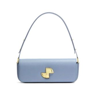 Patou Le Lock Baguette Bag - female - Patou - Handbags - Blue - ONE SIZE - Bags