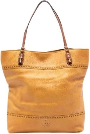 Gucci Pre-owned Tote Bags, female, Brown, Size: ONE SIZE Pre-owned The Crafty Tote