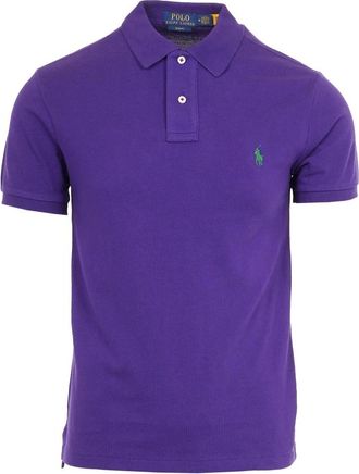 Polo Ralph Lauren Stylish T-shirts and Polos - male - Polo Ralph Lauren - Polo Shirts - Purple - S - Tops