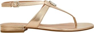 Ralph Lauren Schoenen, Dames, Geel, 40 EU, Leer, 802970532001 Lage Sandalen