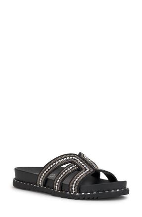 Jessica Simpson Colyve Slide Sandal in Black at Nordstrom, Size 10