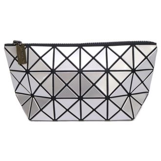 Bao Bao Issey Miyake Silver Pvc Pouch (Pre-Owned)