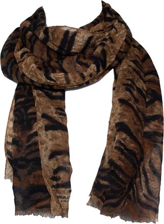 Saint Laurent Saint Laurent, tijgerprint sjaal