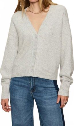 Sanctuary Shimmer Cardigan In Heather Grey Sparkle