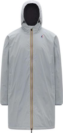 K-Way LE Vrai 4.0 Eiffel East Warm - unisex - Regenjassen - Grijs - M - Polyester - Jassen