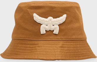 MCM Men & apos;s Essential Applique Cotton Bucket Hat