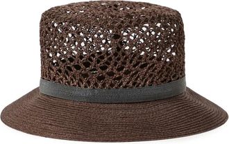 Brunello Cucinelli Geweven vissershoed - Bruin