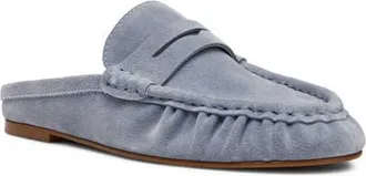 Steve Madden Rafe Loafer Mule in Dusty Blue at Nordstrom, Size 7.5