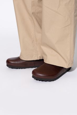 Birkenstock London Wire Buckle Shoes, Mens, Brown