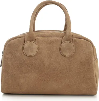 Margesherwood Soft Bowling Handbags Beige-Donna