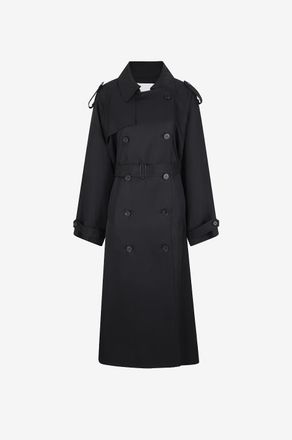 Frankie Shop Langer Trenchcoat aus Serge Veyron
