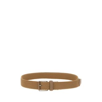 Ermenegildo Zegna Belts, male, Beige, Size: 100 CM Rayon Belt