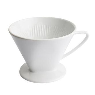 cilio Porcelain 4 Pour Over Coffee Filter Holder in White at Nordstrom