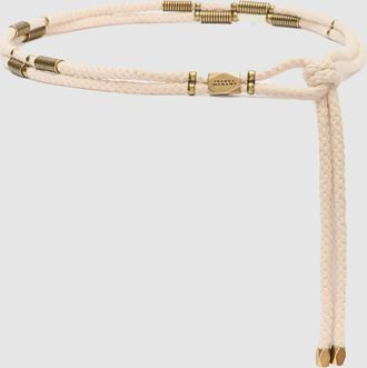 Isabel Marant Ceinture Sayka Ecru