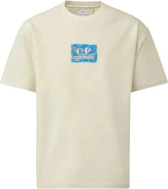 C.P. Company T-Shirts - Heren - T-shirts - Beige - M - Tops