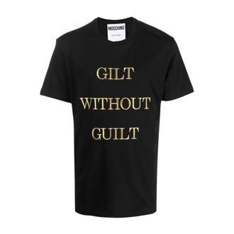 Moschino T-Shirts, male, Black, Size: XL 6555 T-shirt