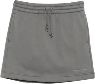 Sams&oslash;e & Sams&oslash;e Rokken, Dames, Grijs, S, Katoen, Sakira Sweat Skirt