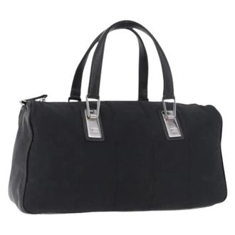 Chanel Pre-owned Hand Bag - Dames - Vintage Handtas - Zwart - ONE Size - Nylon - Vintage