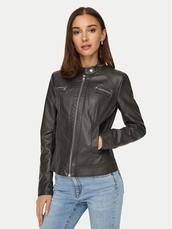 Only Jacke aus Kunstleder Bandit 15081400 Braun Regular Fit ab 33