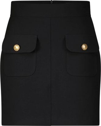 Seductive Paris Mini Rok - Dames - Korte rokken - Zwart - L - Polyester - Rokken