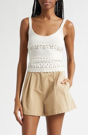 Ulla Johnson Sea Eyelet Camisole in Cowrie at Nordstrom, Size X-Large