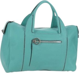Ferragamo Pre-owned Handbags, female, Blue, Size: ONE SIZE Pre-owned Hand Bag
