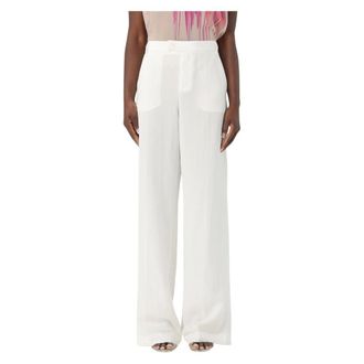 Blumarine Donna, Pantaloni, Bianco, M, new