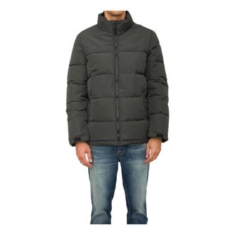 John Richmond Winter Jackets, male, Green, Size: XS Green Padded Jacket