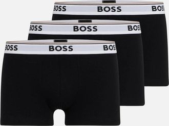HUGO BOSS Mens BOSS Orange 3 Pack Mens Power Trunks NOS - Black/White 994 - Size: 37/36/32