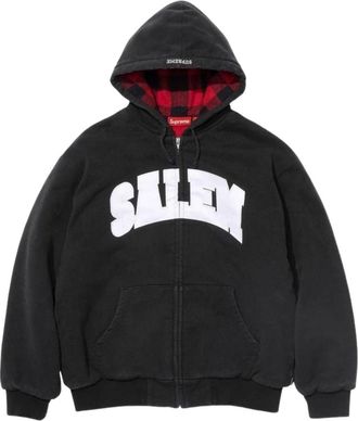 SUPREME x SALEM SS26 Zip Up Hooded Sweatshirt Black SUP-SS26-270-BLK
