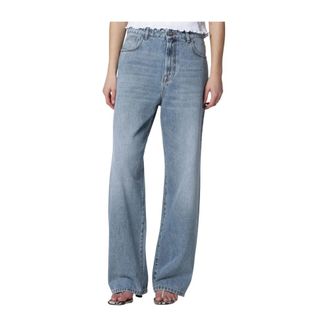 R&oacute;he Signature Baggy Fit Denim - female - R&oacute;he - Straight Fit Jeans - Blue - M - Jeans