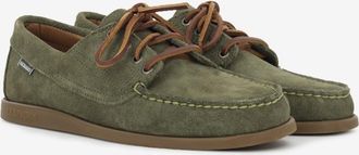 Sebago Mocassini Askook suede green military