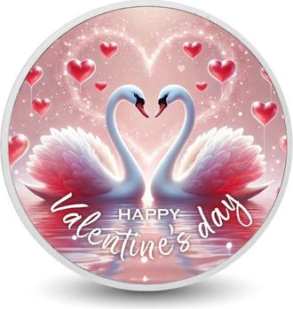 OEM Moneda De Color Cisnes De Serenidad De 1 Oz