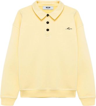 Msgm Polo - - Sweatshirts & Hoodies - Donna - Giallo - L