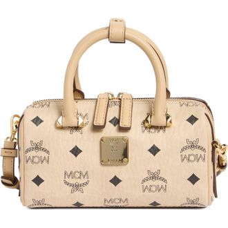 MCM Ella Boston Mini Bag in Beige at Nordstrom Rack