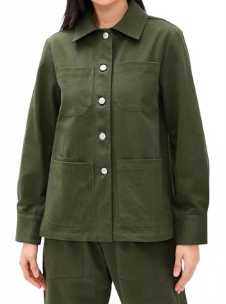 Secular Brea Lightweight Jacket In Olive Green