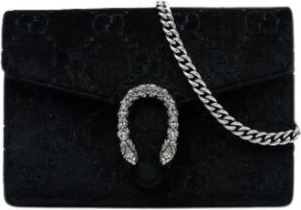 Gucci Pre-owned Dionysus - Dames - Vintage Schoudertas - Zwart - ONE Size - Leer - Vintage
