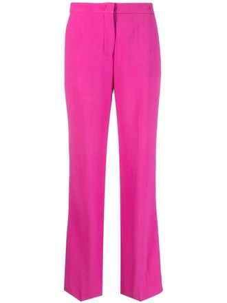 Federica Tosi straight-leg trousers - women - Acetate/Viscose - 38 - Pink