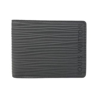 Louis Vuitton Black Leather Bill Wallet (Bi-Fold) (Pre-Owned)