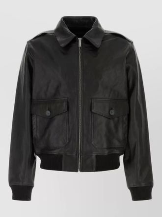 A.P.C. leather gael jacket