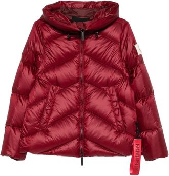 Afterlabel Helsinki hooded quilted jacket - Red