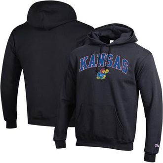 Champion Mens Champion Black Kansas Jayhawks Arch Over Logo Pullover Hoodie at Nordstrom, Size Xx-Large