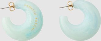 Vanessa Baroni Boucles doreilles Moon Cloud Marble