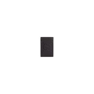 Gucci Jumbo GG Card Case - Heren - Portefeuilles - Zwart - ONE Size - Leer - Accessoires